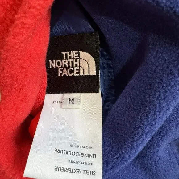 Vintage The North Face Color Block Reversible Pullover size Medium Anorak Jacket